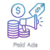 Paid advertising icon