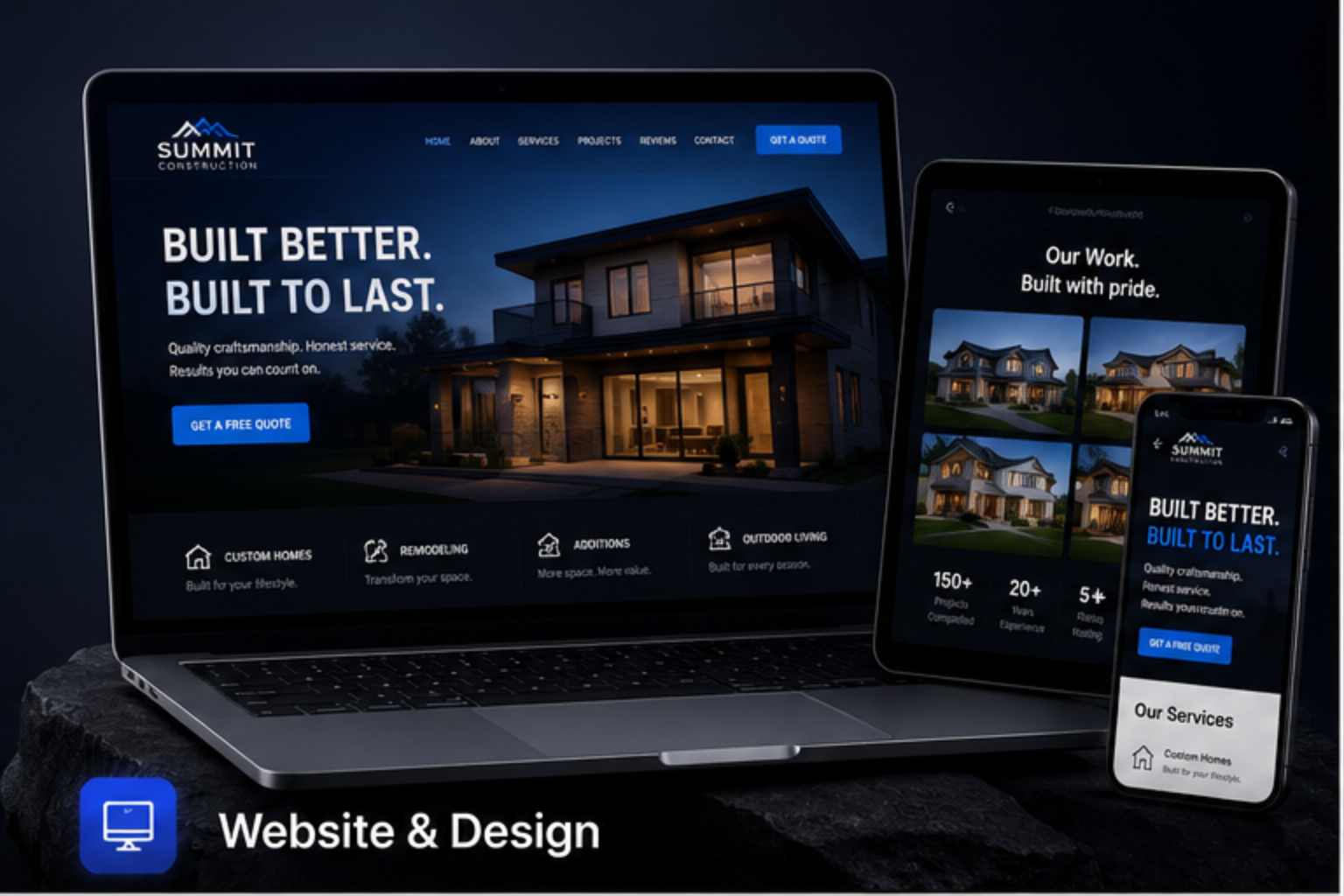 Web Design & Development mockup